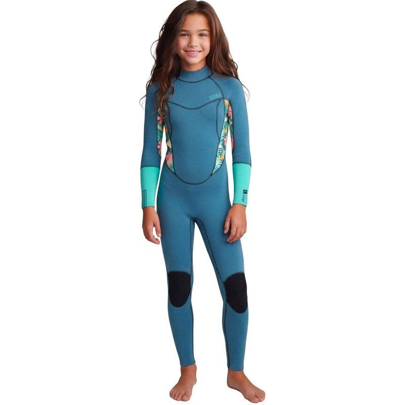 3/2 Pioneer - Reißverschluss Dos Langarm Neoprenanzug Surfen Mädchen