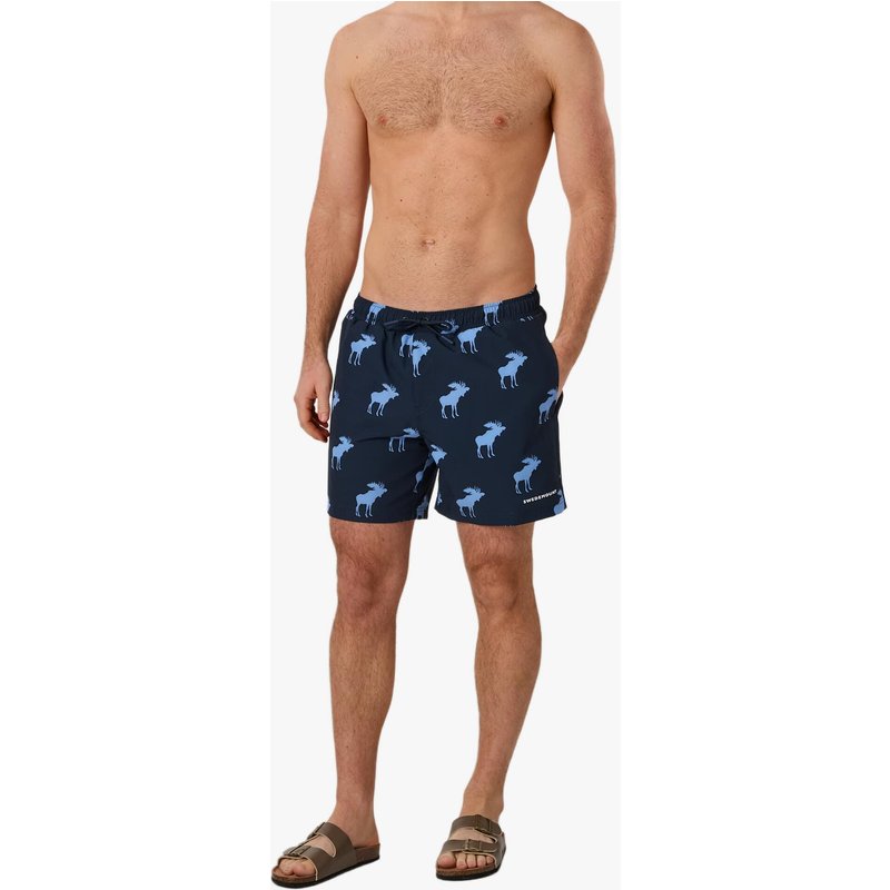 Herren Badeshorts Schnelltrocknend Forest
