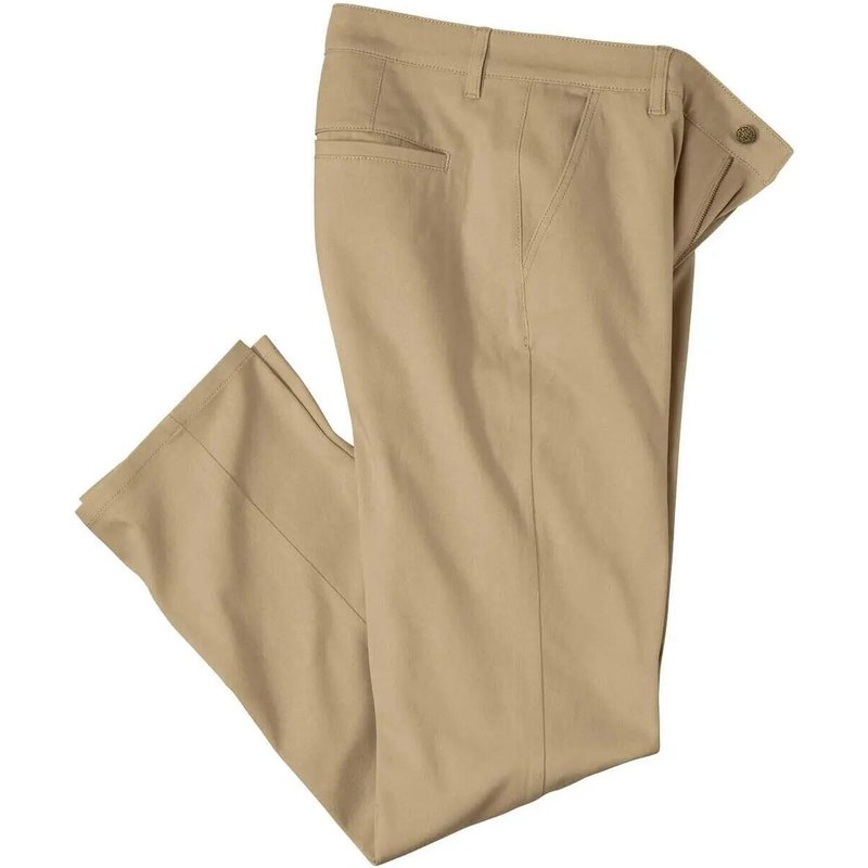 Beige Chino-Hose aus Twill