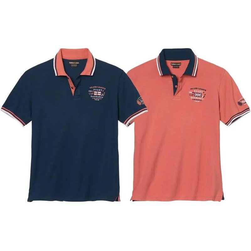 2er-Pack Poloshirts Sportmen