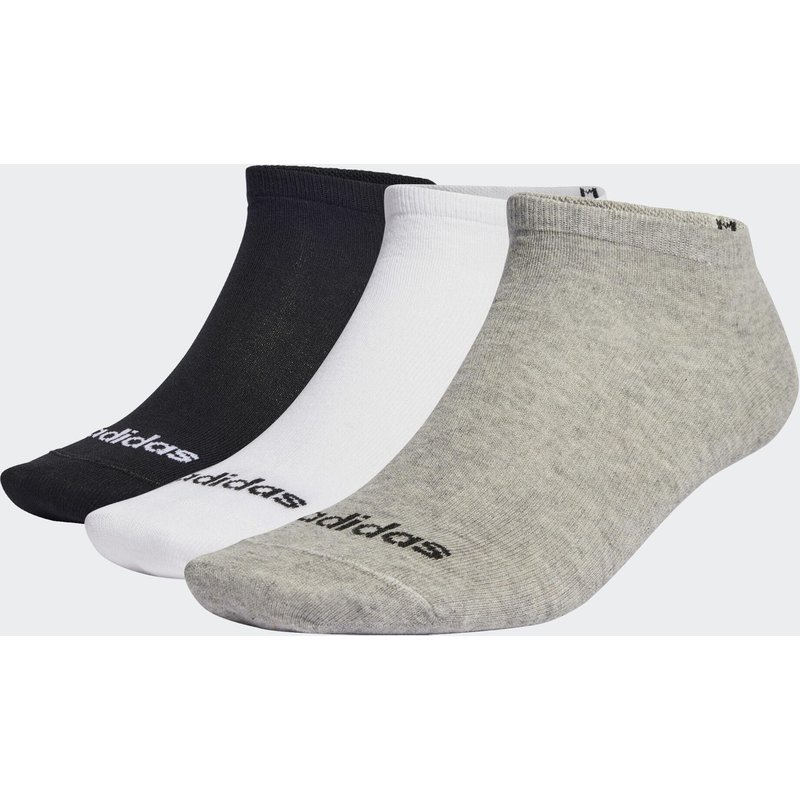 Feine Linear Low-Cut Socken, 3 Paar