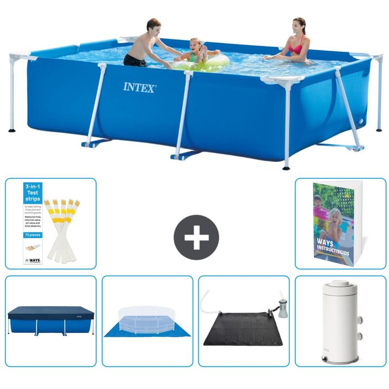 Rechteckiger Frame Pool - 300x200x75 cm - 5-teilig S92