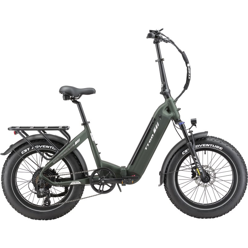 F6Boost Fatbike E-Bike 20 Zoll 250W 48V 18Ah 120km Drehmoment Hydraulik