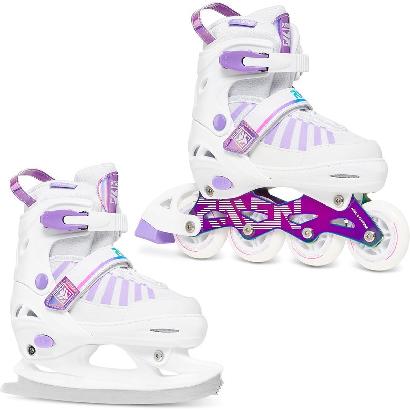 Verstellbare Rollschuhe Schlittschuhe 2in1 Oxen