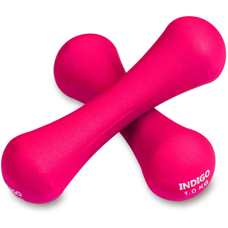 Hanteln Fitness mit Neoprenbeschichtung INDIGO