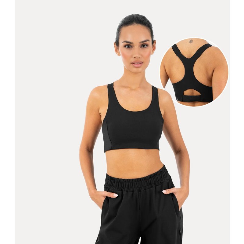 Damen Sport BH Sylva Schwarz