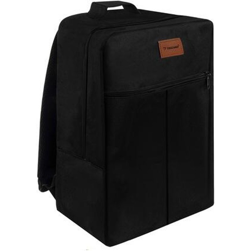 Rucksack 20L Schwarz Laptopfach und Kofferband