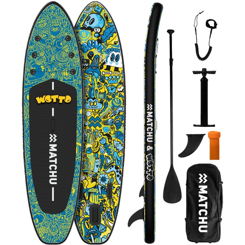 Stand Up Paddle Wotto 320x81x15 cm - Aufblasbares Sup Board - Limited Edition