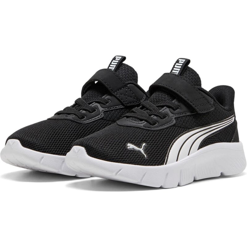 PUMA FlexFocus Modern AC+PS Kinder Sneaker Schuhe Unisex 401519 01 Black-White