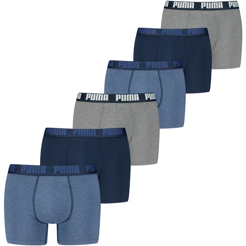 PUMA Basic EVERYDAY Herren Boxershorts Unterhose 6er-Pack