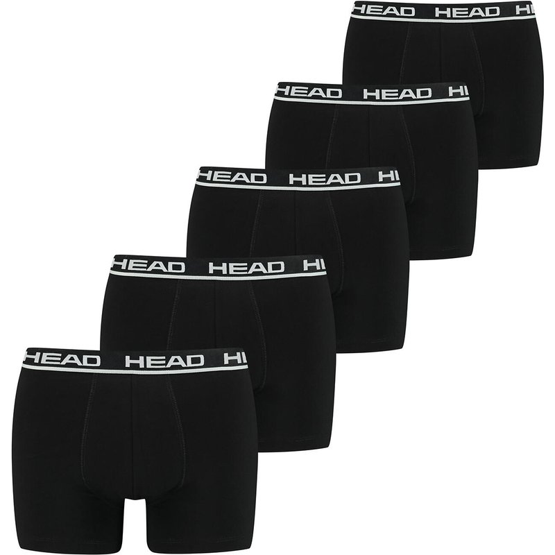 HEAD Herren Men's Basic Boxers Boxer Shorts 5 er Pack