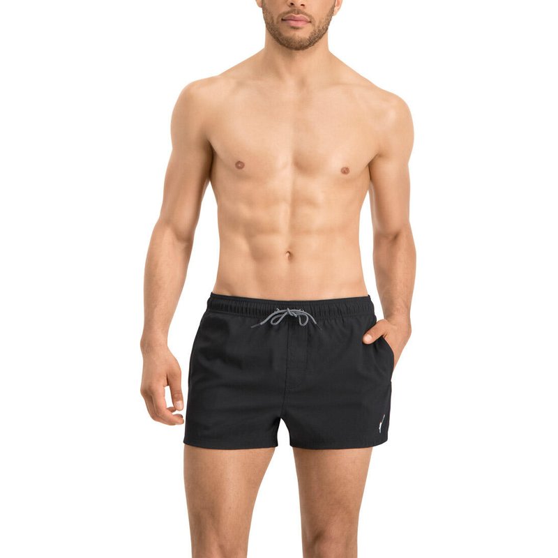PUMA Herren Badehose Badeshorts Logo Short Length Swim Shorts