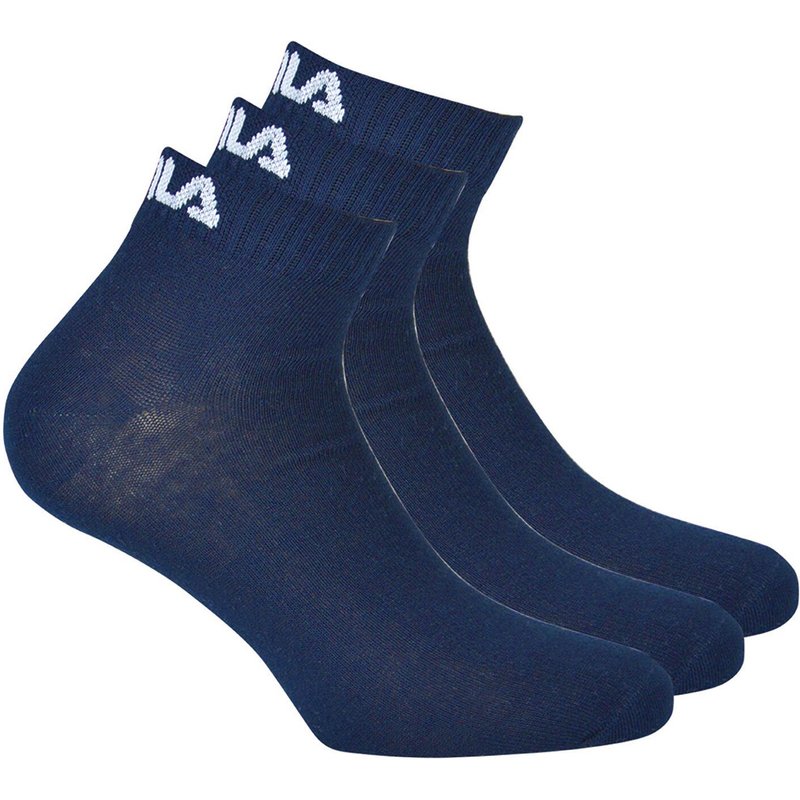 3 Paar Fila Unisex Training Sneakersocken Quarter Socken F9300