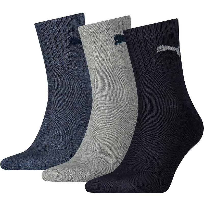 3 Paar Puma Socken Short Crew Sportsocken Tennis Socken Gr. 35 - 49 Unisex