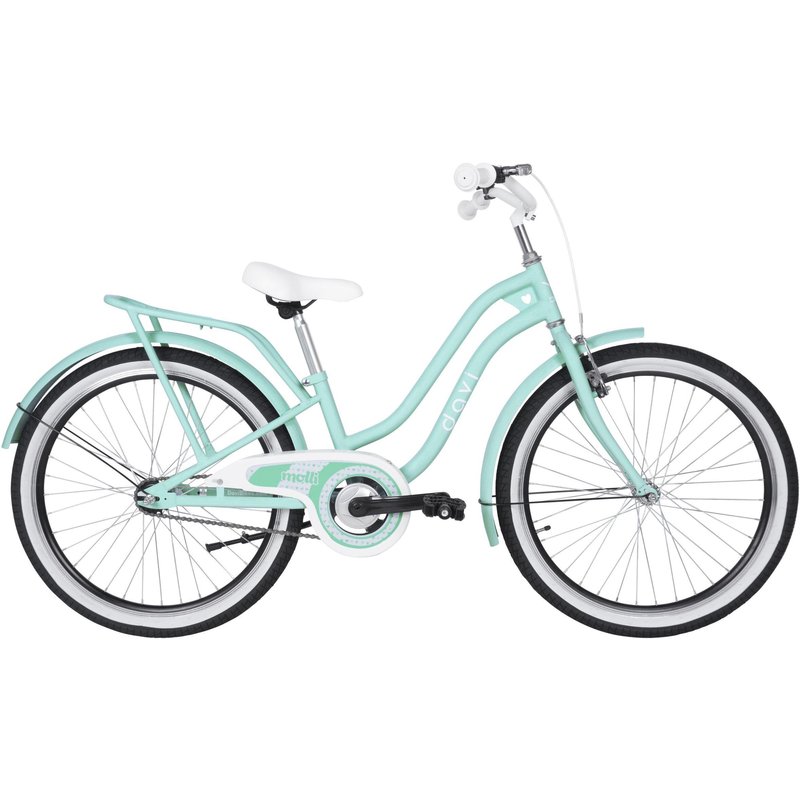 Kinderfahrrad 24 Zoll 9-12 Jahre Davi Molli robuster Rahmen 14" 1-Gang
