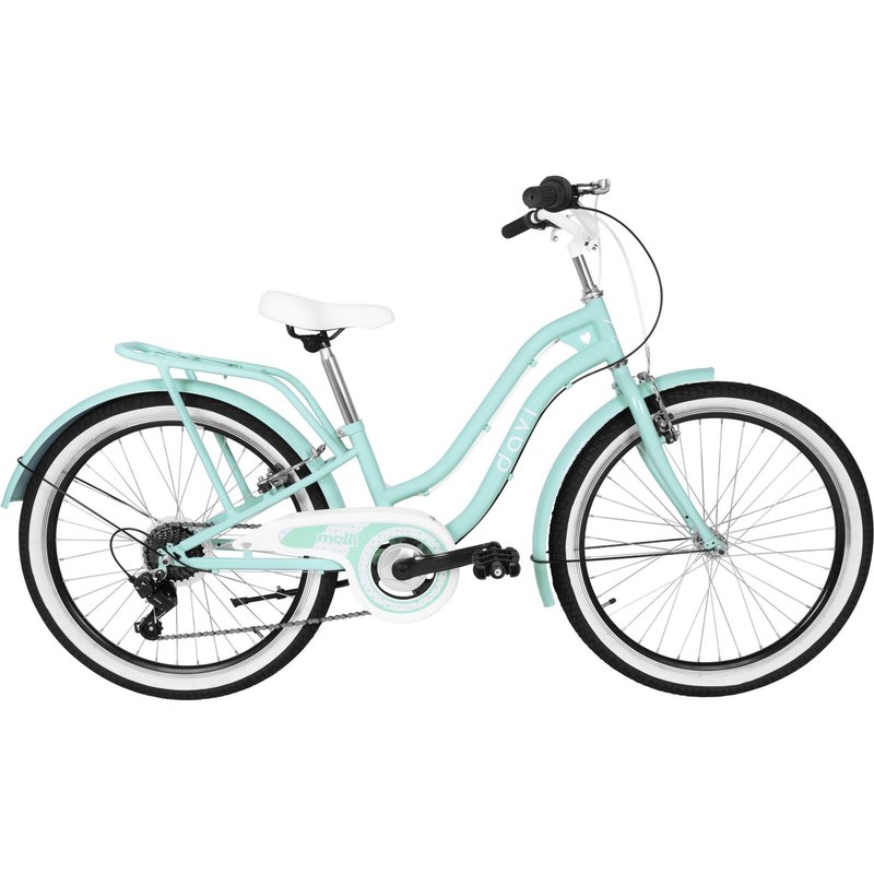 Kinderfahrrad 24 Zoll 9-12 Jahre Davi Molli robuster Rahmen 14" 7-Gang