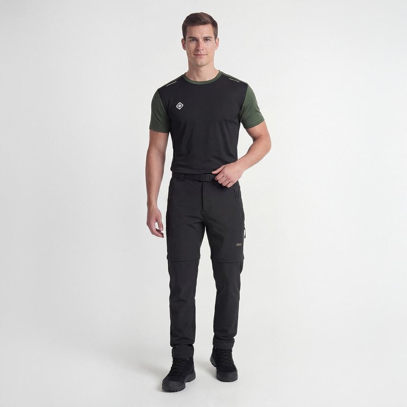 IRVINE M Herren-Funktions-T-Shirt – Dehnbar atmungsaktiv und mit reflektierenden