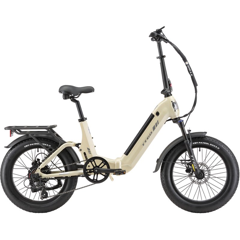 Urban E‑Bike für Erwachsene TTGO F7 250W Motor 70N·m CST 20×3.0 Breitreifen