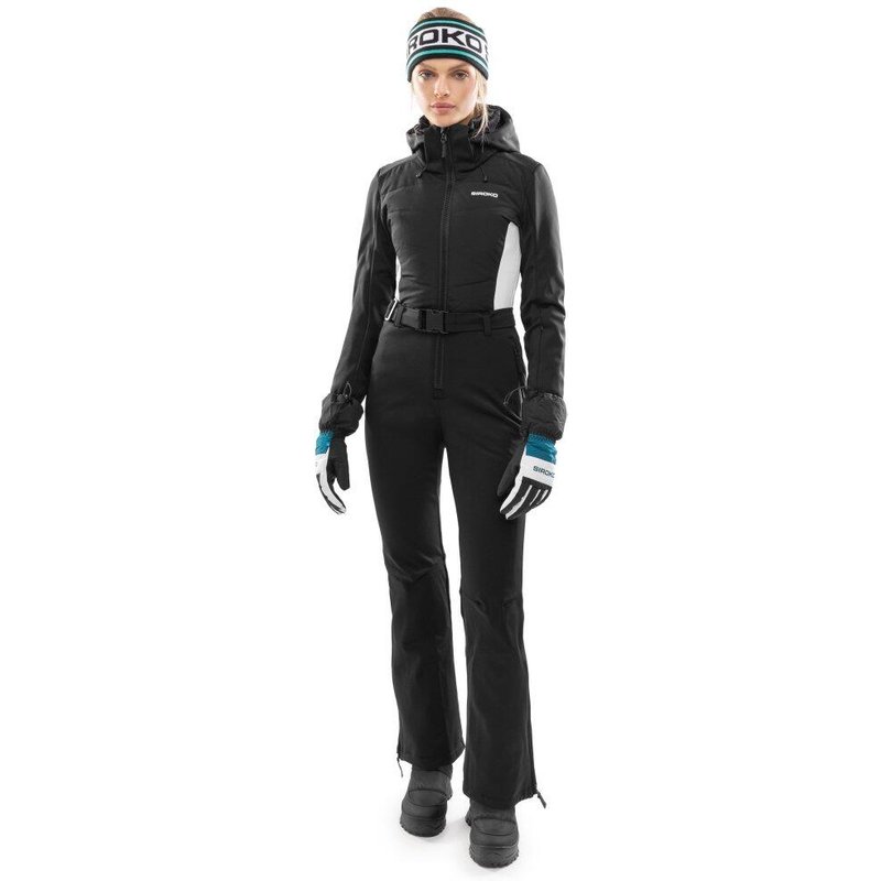Women Winter sports 's one-piece ski suit O1 Kyla Black