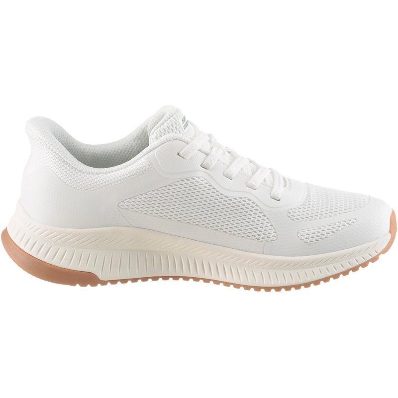 Skechers Damen BOBS Squad 4 Slip-ins Staple Look 117624 WHT White