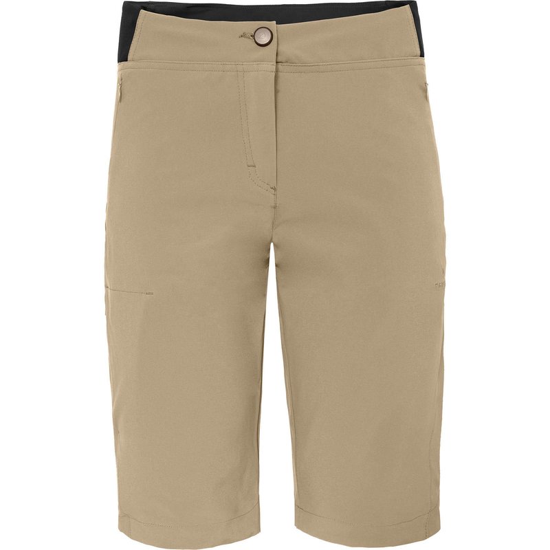 Damen Wandershorts recycelt, elastisch, sportlich Beige