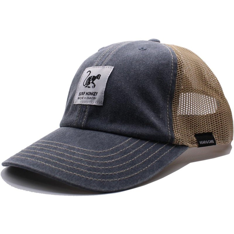 Trucker-Cap – Bio-Baumwolle / Erwachsene / Einheitsgröße (Marineblau)