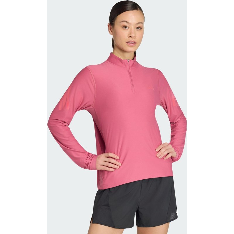 adi365 Iconic Running Pullover, Reißverschluss bis zur Brust