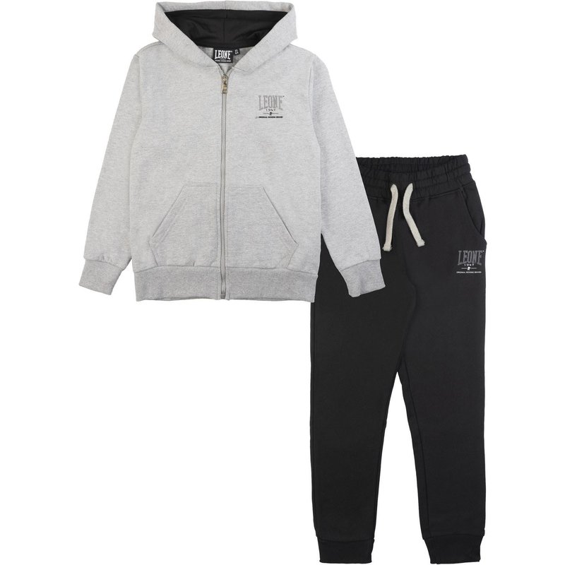 Leone 1947 Neon Kinder Winter Trainingsanzug mit Kapuze und Reißverschluss
