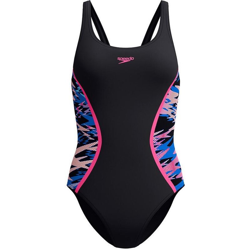Damen Badeanzug Speedo Hyperboom Splc Msclbk
