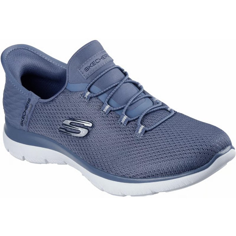 Skechers Damen Slip-in Summits Diamond Dream Sneaker 150123 SLT Slate Blau/Grau