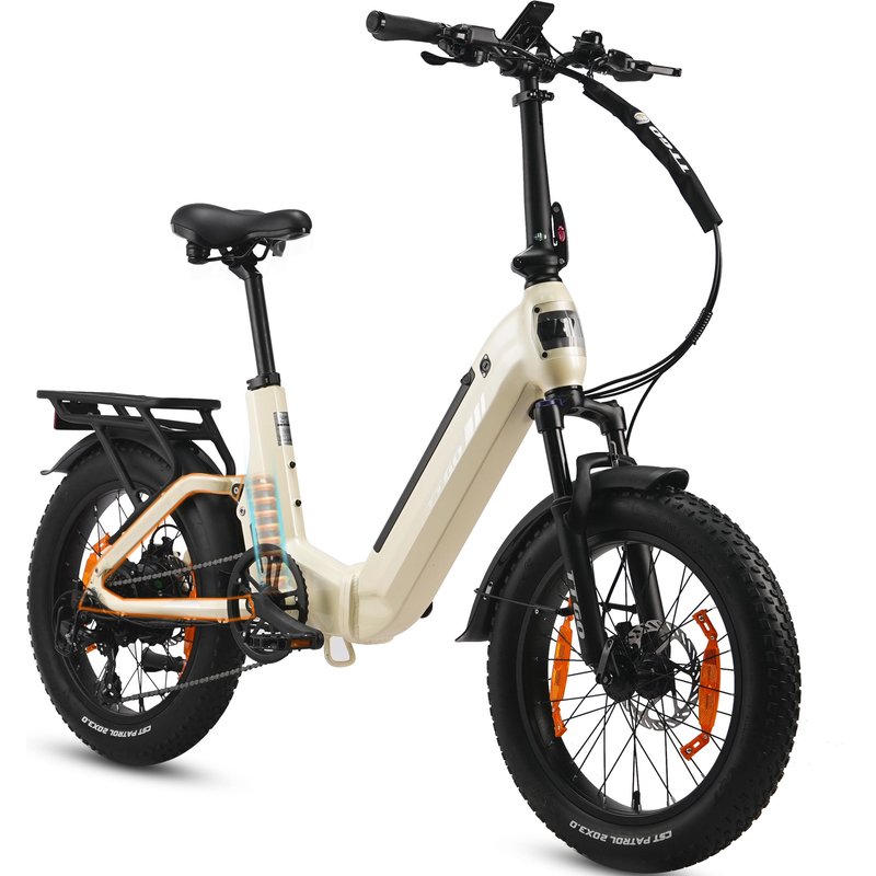 F7 E-Bike 20 Zoll 48V 250W 70Nm 120km Shimano 7-Gang