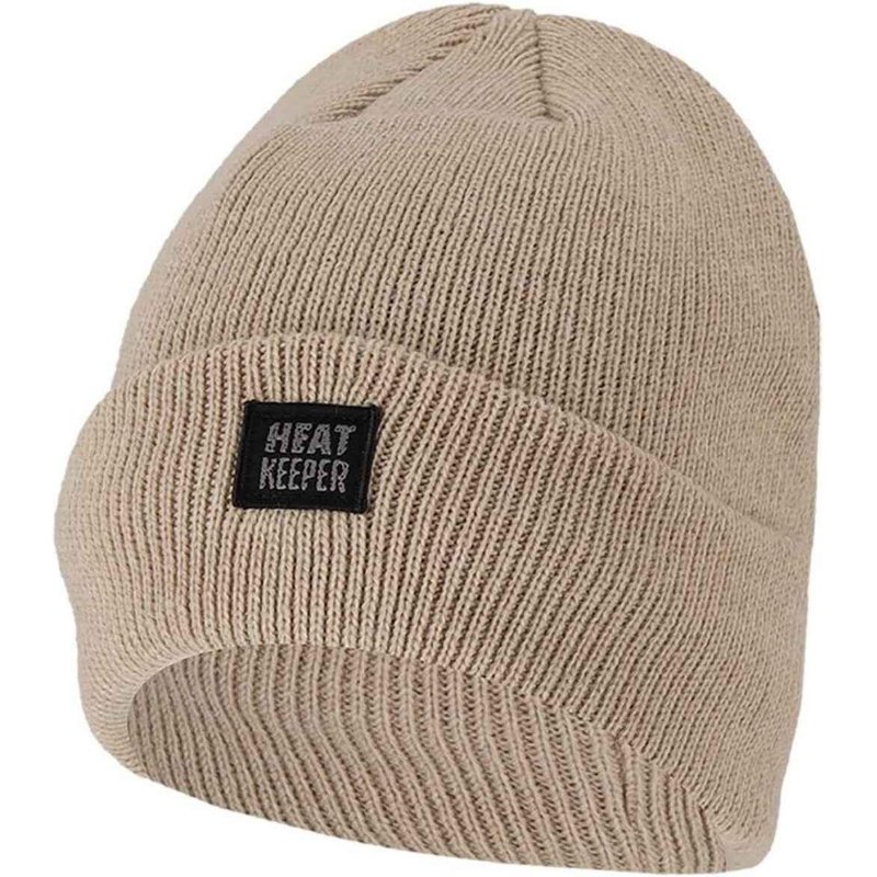 Heatkeeper Herren Thermomütze, wind- und wasserdicht, Camel