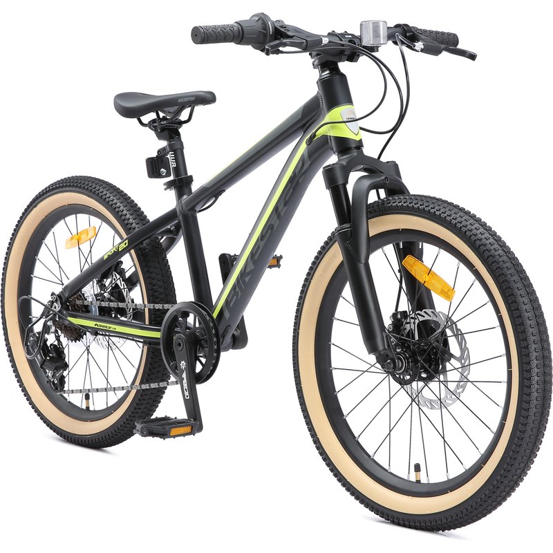 MTB 20" aluminium, Kinderrad 6 Jahre, hardtail, 7 Gang, Scheibenbremse