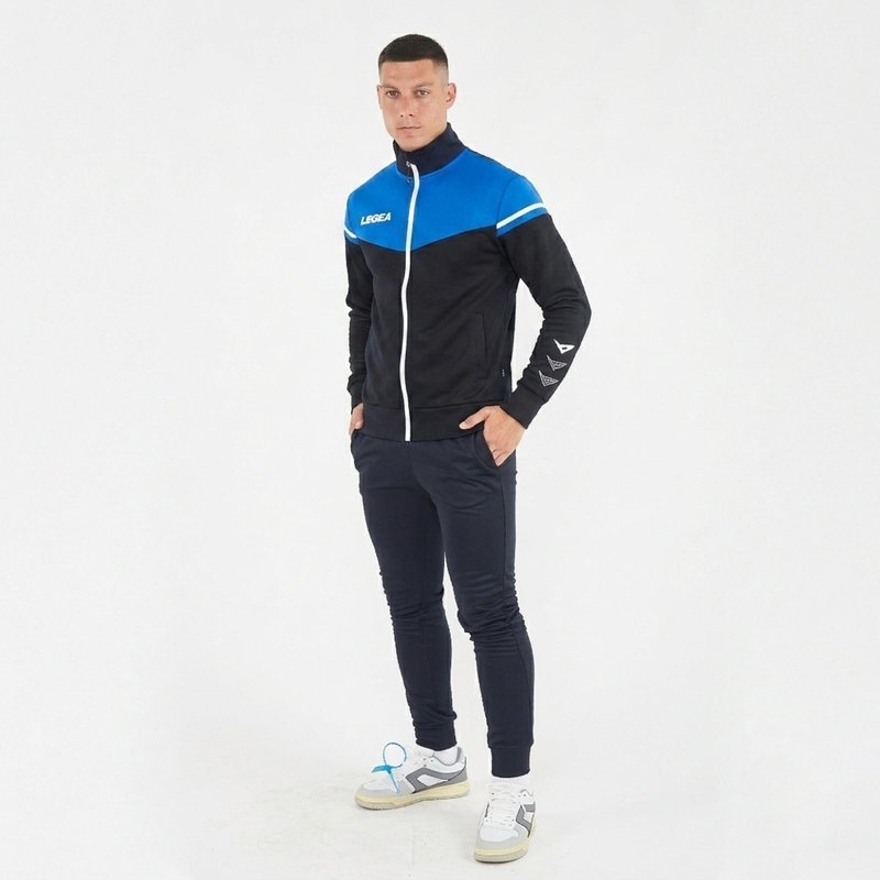 trainingsanzug sender herren blau bluette