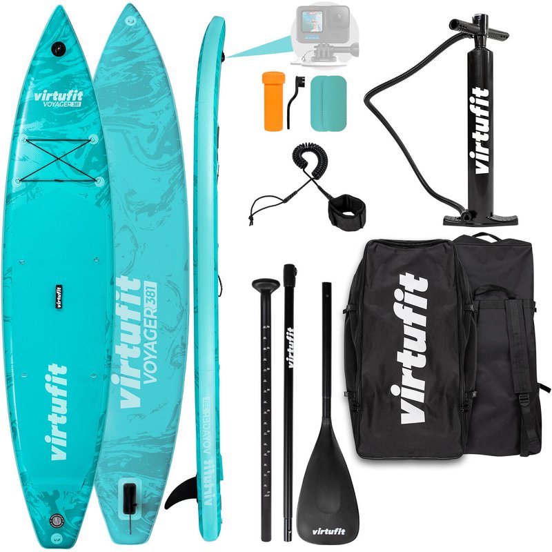 Supboard Voyager 381 - Türkis - Inklusive Zubehör und Tragetasche