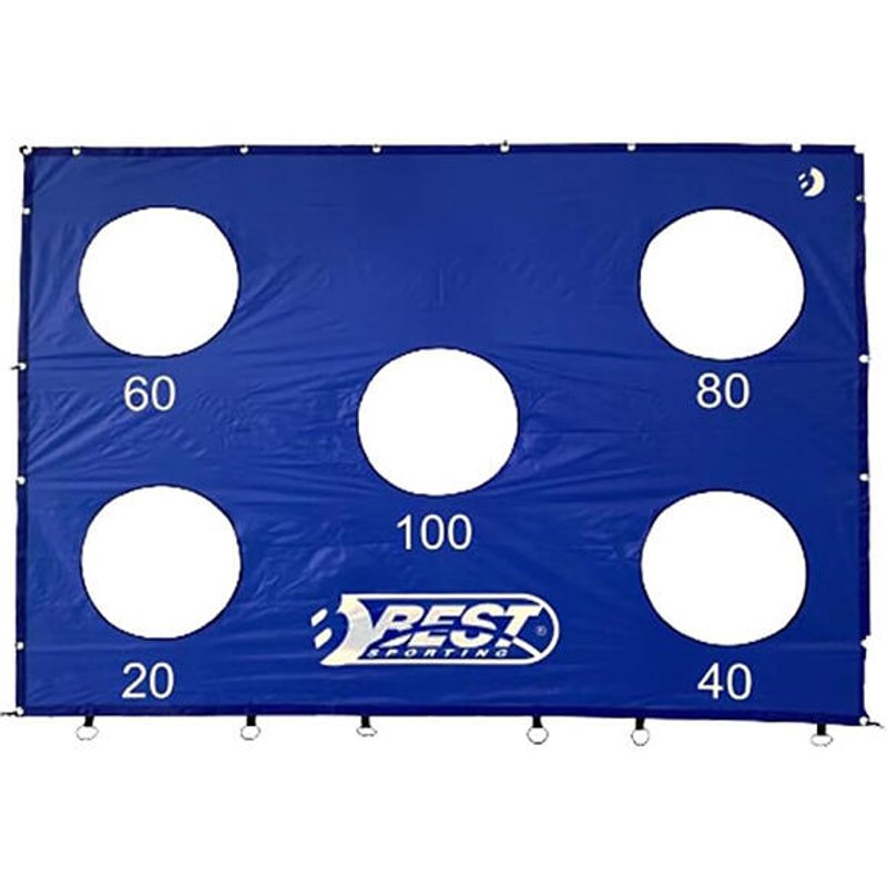 Best Sporting 11081 Torwand 240er blau mit 5 Schußlöchern