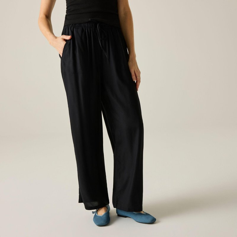 Damen-Elbrie-Hose mit elastischem Kordelzug