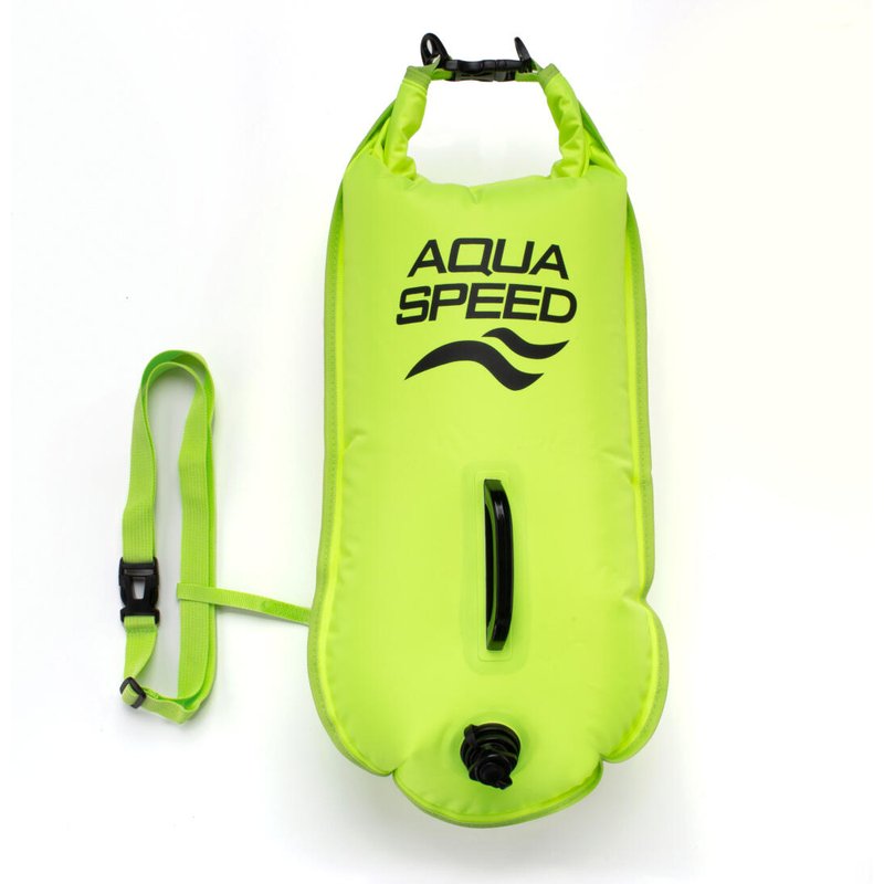 Bojka do wody Aqua Speed Open Water Swim Buoy 37x72 zielona