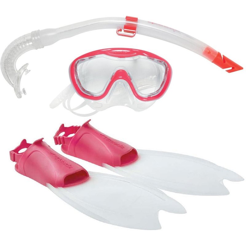 Speedo Glide Junior Scuba Kinder Schnorchelset Maske + Flossen + Schnorchel
