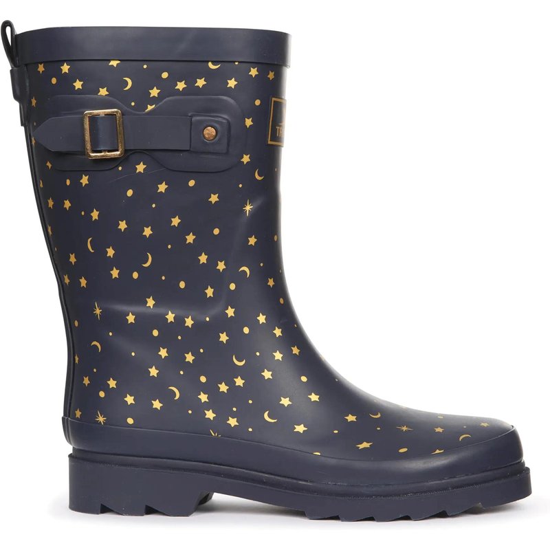 Damen Gummistiefel mit Muster Welly Trespass Celeste
