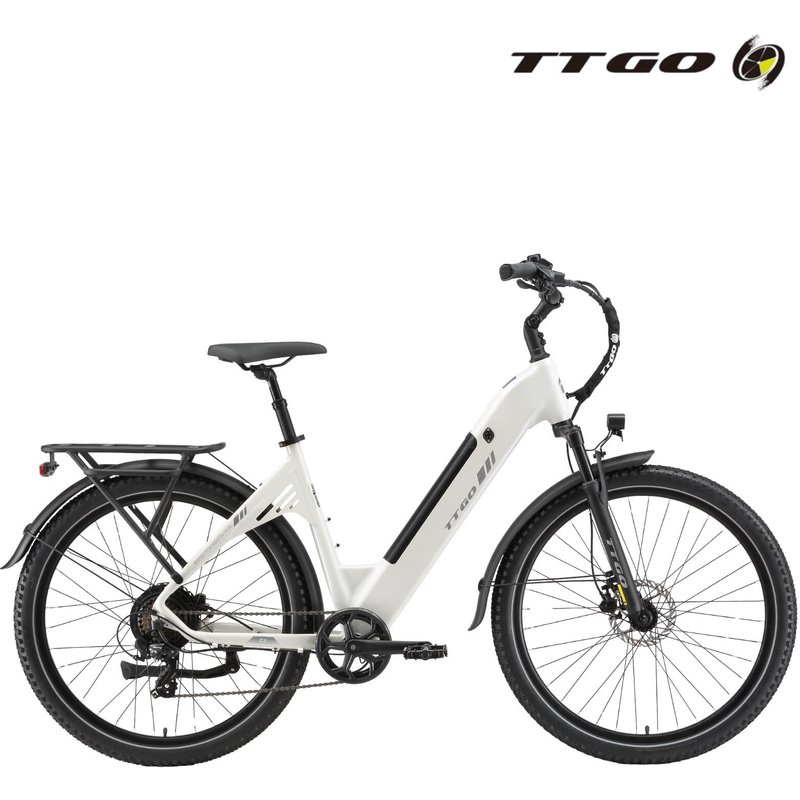 Herren-/Damen-E-Bike 2026 C5 110km 27,5", 7s, weiß
