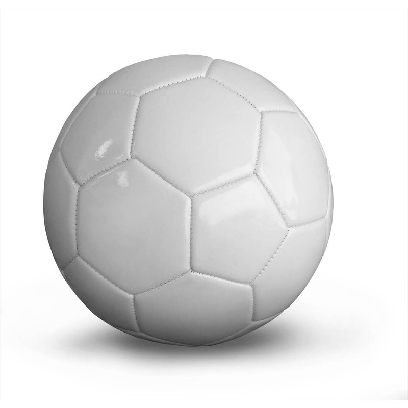 Fußball Yakimasport All White Größe 5