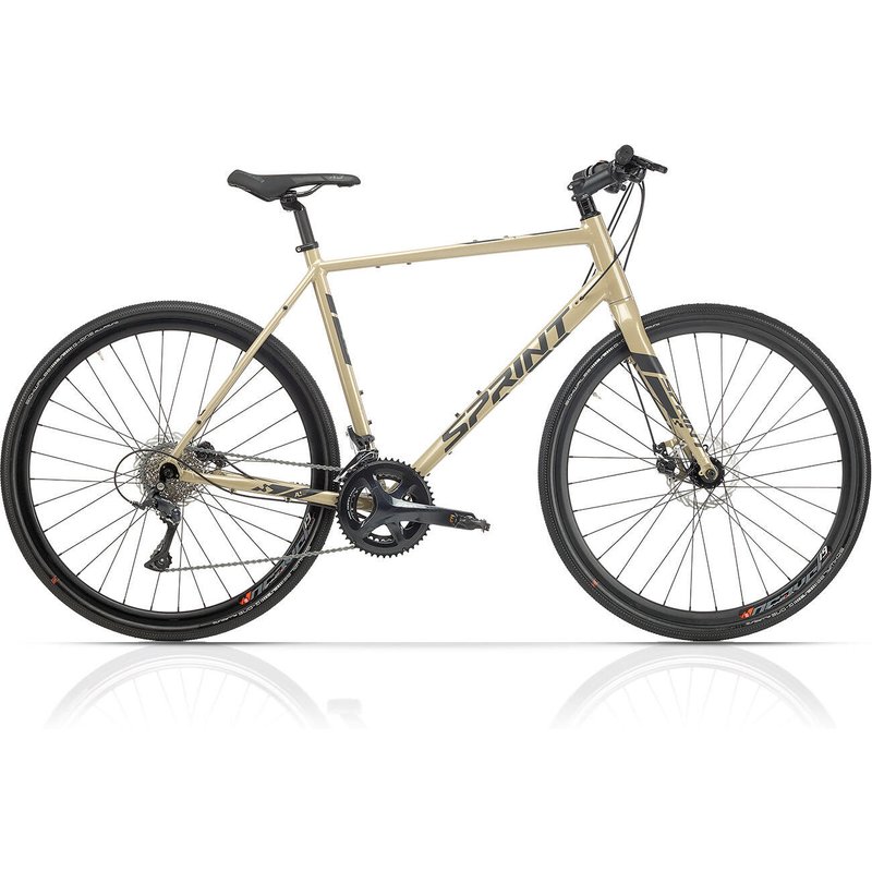 28" Herren Gravel Bike WHISPER URBAN PLUS Flatbar Fahrrad 2 x 9 Gang Shimano
