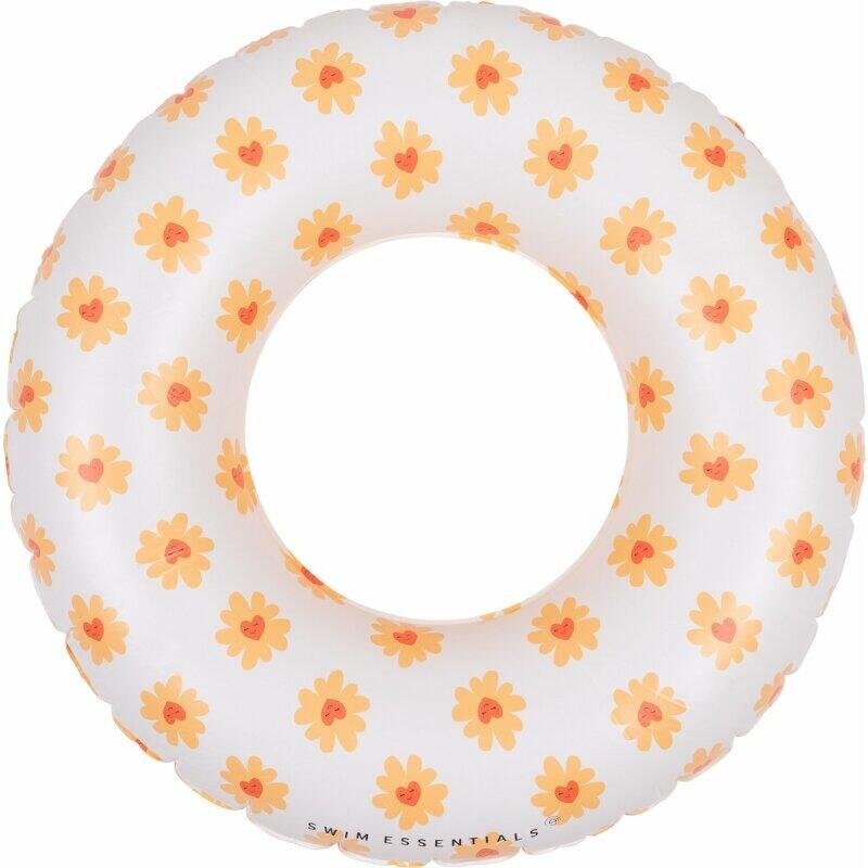 Swim Essentials Schwimmring 55 cm Blume Herz Transparant