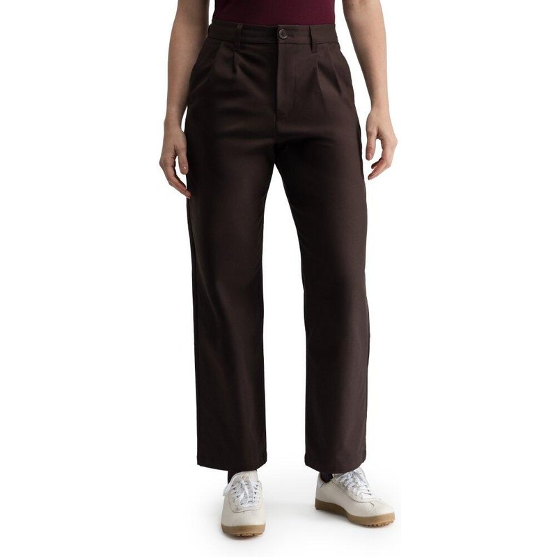 Women Golf ’s straight-leg pants Iron-W Dark Brown Brown