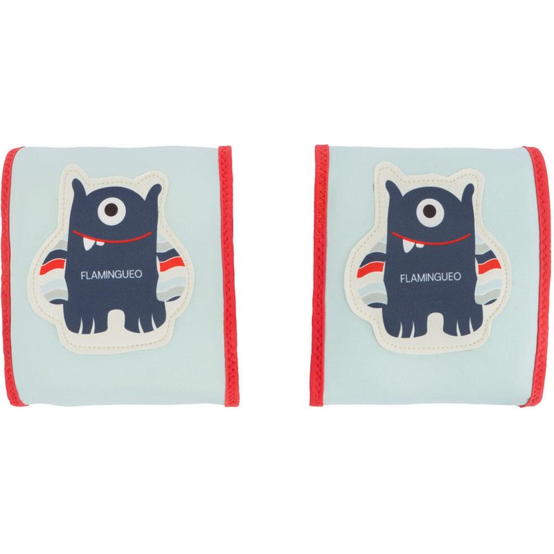 Flamingueo Neopren-Poolarmwärmer für Kinder 3-6 Jahre, bequem blau