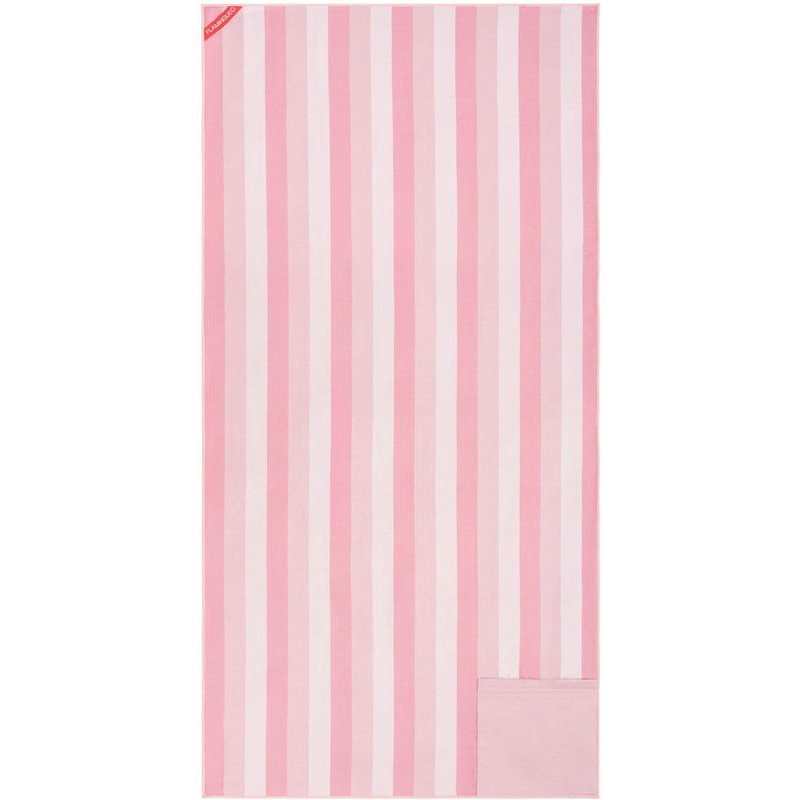 Flamingueo Mikrofaser Strandtuch mit Magneten rosa