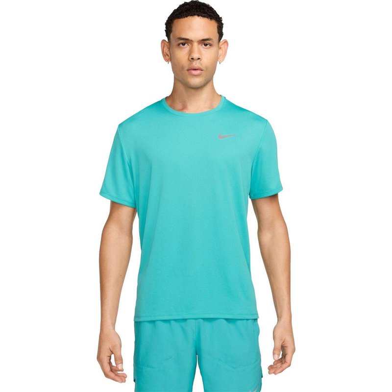 Nike Dri-Fit UV Miler Kurzarm Trikot Blau Herren