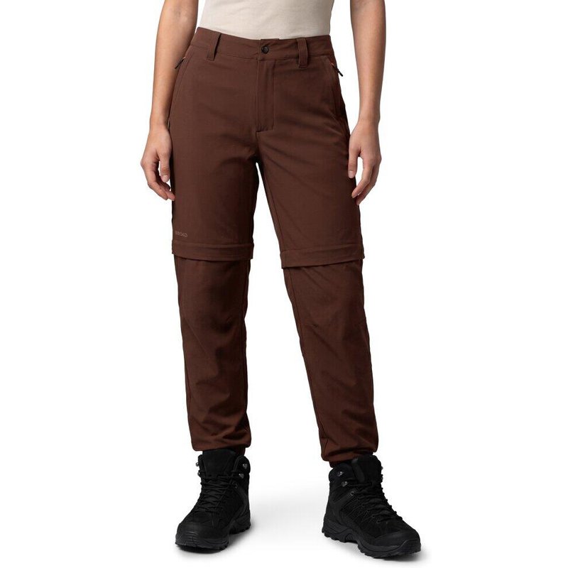 Women Hiking 's convertible pants Mistral-W Brown Brown