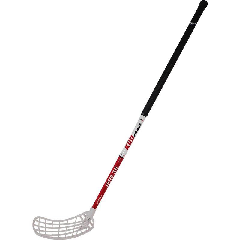 Floorball-Hockeyschläger FREEZ SPEED 32-rot 100 cm rund MB rechts